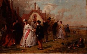 Krokket av George Elgar Hicks