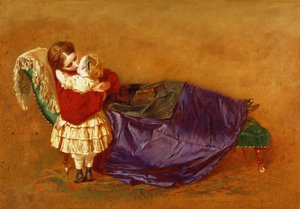 God natt, 1863 (olje på papir) av George Elgar Hicks