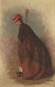 Krokketspilleren av George Elgar Hicks