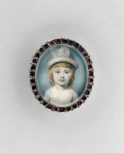 Portrait of a Child, ca. 1780 (akvarell på elfenben av George Engleheart