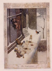 Gjesten kommer, fra "The Graphic Christmas Number" av George Ernest Studdy