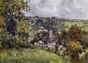 Bodmin (farge litho) av George Franck Nicholls