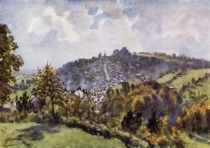 Launceston, An Autumn Morning (farge litho)
