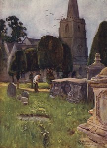Painswick kirke av George Franck Nicholls