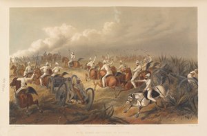 ?Hesteartilleri i aksjon?, 1857 ca