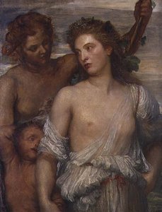 A Bacchante (olje på lerret)