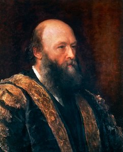 Portrett av Robert Arthur Talbot Gascoyne-Cecil, tredje markis av Salisbury (Hatfield av George Frederic Watts