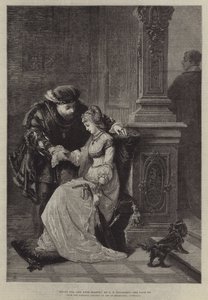 Henry VIII og Anne Boleyn av George Frederick Folingsby