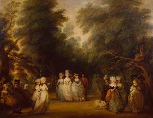 Ladies Promenading on the Mall, St.James Park