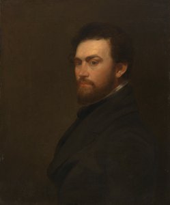 George Fuller selvportrett, før 1860.