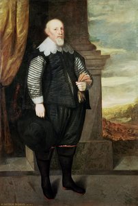 Portrett av Sir Arthur Ingram (ca. 1570-1642) 1638 (olje på lerret) av George Geldorp
