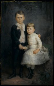 Portrett av to barn, 1891