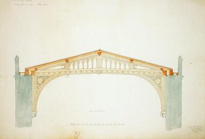 New College Oxford: Design for Hall New Roof