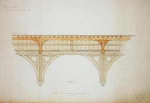 New College Oxford: Design for New Hall Roof
