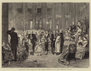 Juvenile Ball gitt av Lady Mayoress på Mansion House av George Goodwin Kilburne