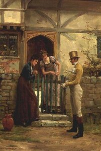 Den besøkende av George Goodwin Kilburne