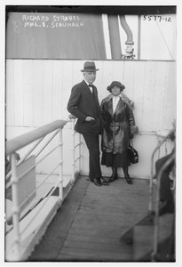 Elisabeth Schumann med Richard Strauss (s/hvitt foto)