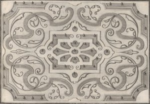 Gartten blomsterbed, 1697-1705. av George Hätzl