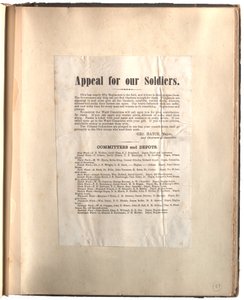Appell for våre soldater, Ohio [i utklippsbok], ca. 1861-1865 av George Hatch