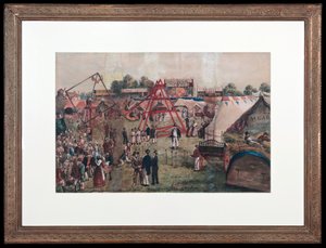 Croydon Fair, 1833 (fargestift) av George Hawkins