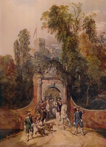 A Hawking Party Setting Out, 1800-tallet, 1935