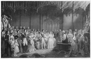 Ekteskapet til dronning Victoria og prins Albert, c1840, 1911