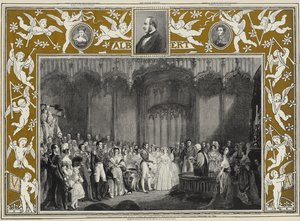 Ekteskapet til dronning Victoria og prins Albert av Saxe-Coburg og Gotha ved St James's Palace, 10. februar 1840