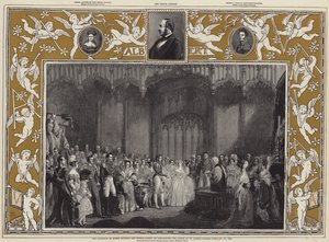 Ekteskapet til dronning Victoria og prins Albert av Saxe-Coburg og Gotha ved St James