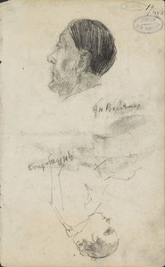 To figurstudier av George Hendrik Breitner (signed by artist)