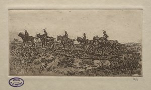 Kavaleriscene av George Hendrik Breitner