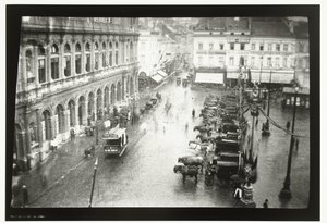 Utsikt over Brussel-Nord stasjon og Place Rogier i Brussel av George Hendrik Breitner