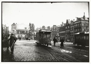 Utsikt over Leidseplein i Amsterdam av George Hendrik Breitner