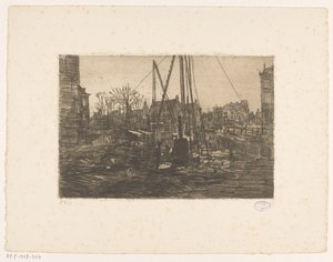 Pelearbeid i Raadhuisstraat i Amsterdam av George Hendrik Breitner