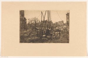 Pelearbeid i Raadhuisstraat i Amsterdam av George Hendrik Breitner