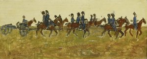 Husarer på manøver av George Hendrik Breitner