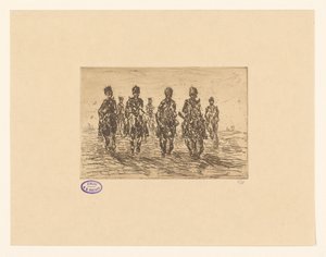Husarer i galopp av George Hendrik Breitner