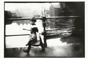 Jente på broen på Prinseneiland i Amsterdam av George Hendrik Breitner