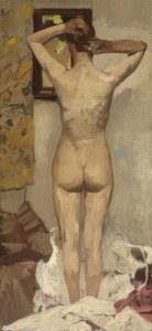 Stående naken. Rundt 1893 av George Hendrik Breitner