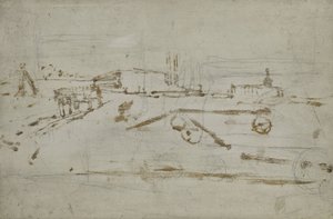 Kanten av en by av George Hendrik Breitner