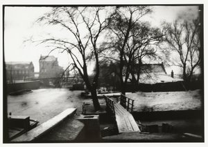 Vinterutsikt over Amstel i Amsterdam av George Hendrik Breitner