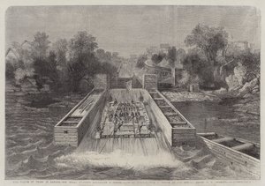Prinsen av Wales i Canada, Hans Kongelige Høyhet stiger ned på en timer-slide i Ottawa av George Henry Andrews