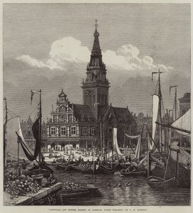Rådhus og smørmarked i Alkmaar, Nord-Holland