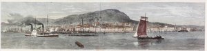 Utsikt over byen Montreal, Canada øst av George Henry Andrews