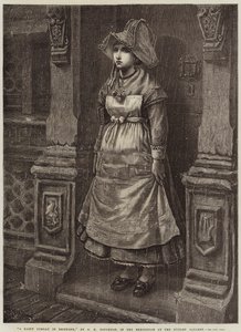 En regnfull søndag i Bretagne av George Henry Boughton