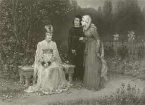Dronning Isabella og hennes damer av George Henry Boughton