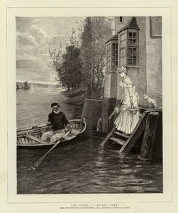 Fergen, en lekker kost av George Henry Boughton