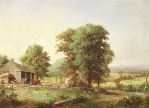Sommerlandskap, 1862 av George Henry Durrie