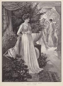 På en fancy ball (litho)