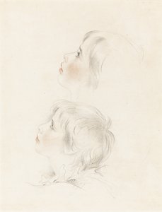 To studier for Arthur fra Shakespeares "King John" av George Henry Harlow