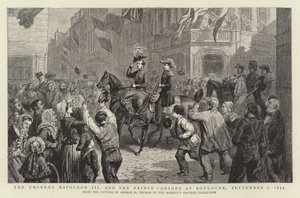 Keiser Napoleon III og prinsgemalen i Boulogne, 7. september 1854 av George Housman Thomas